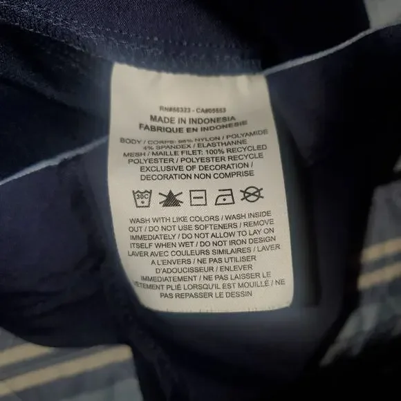 Nike Flex Charm Novelty Golf Print Dri-Fit Slim Shorts Blue 34 Belted CQ4877-451 - Picture 12 of 12